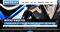 Desktop Screenshot of motosky.pl