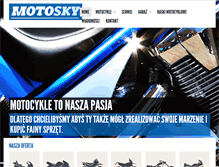 Tablet Screenshot of motosky.pl